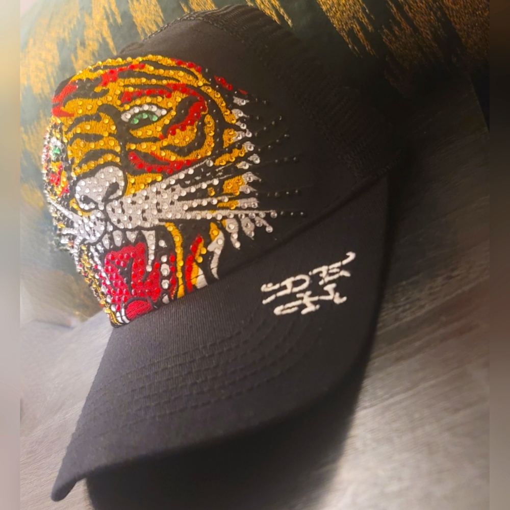 Ed hardy embellished hat